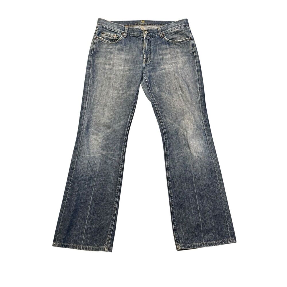 7 For All Mankind Original Bootcut Jeans New York Dark Women’s Size 34 x 31